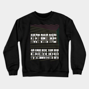 Ancient Brandnames and Astrological Gang Signs Crewneck Sweatshirt